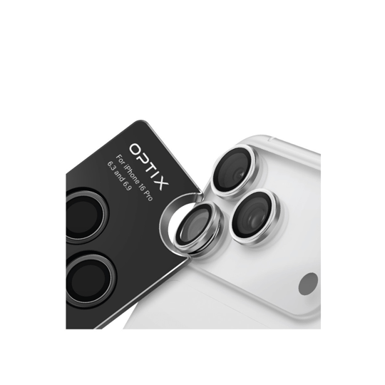 Uniq iPhone 17 Pro / 17 Pro Max Optix Alüminyum Kamera Lens Koruyucu – Rainbow