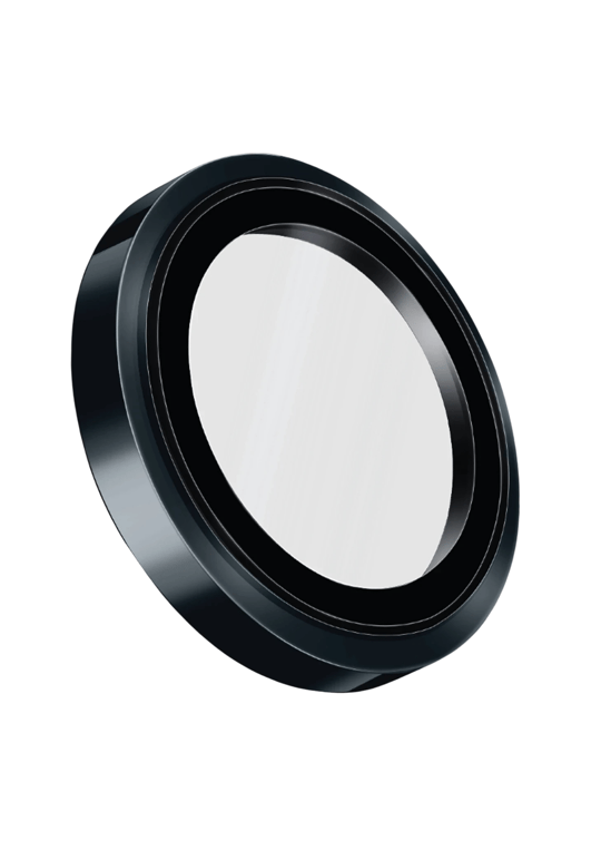 Uniq iPhone 17 Pro / 17 Pro Max Optix Sapphire Çelik Çerçeveli Kamera Lens Koruyucu – Lacivert