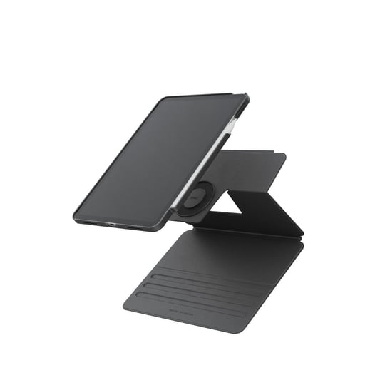 Uniq Rovus Snapmount iPad Air 11 (2024) 360° Dönebilen Manyetik Standlı Koruyucu Case Tablet Kılıfı – Lacivert