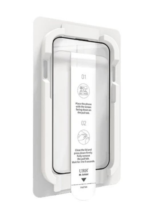 URR iPhone 17 Pro Max Aligner+ HD Tam Kaplama Ekran Koruyucu – Siyah