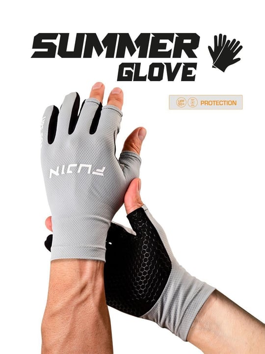 Balıkçı Giyim Fujin Pro Angler S24 Summer Gloves Grey - M/L