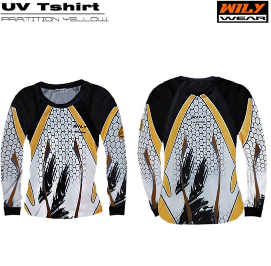 Wily Wear UV T-Shirt PartitionYellow - M