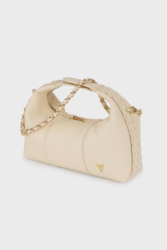 Midi Croissant Bone Bag