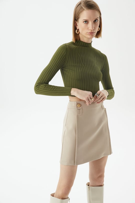 High-Waist Mini Skirt | Rue Les Createurs