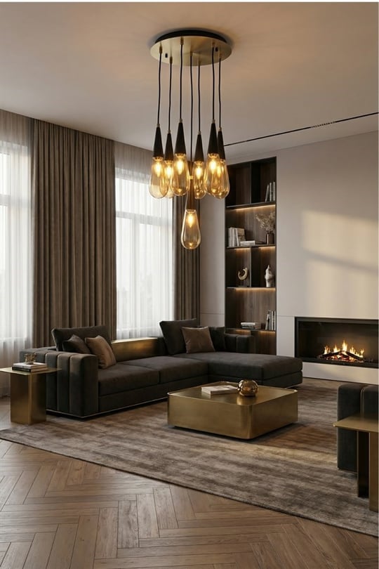 Avonni, 4236 Ailesi Eskitme Kaplama Modern Avize 