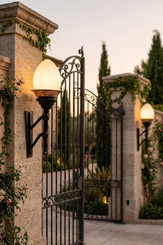 Avonni, 68050 Ailesi Sarı/Siyah Bahçe Aplik