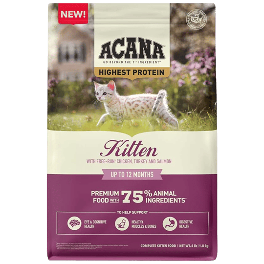 Acana Kitten Yüksek Proteinli Tahılsız Yavru Kedi Maması 1,8kg