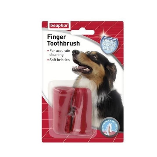 Beaphar Plastik Parmağa Takılan Köpek Diş Fırçası 5cm 2adet