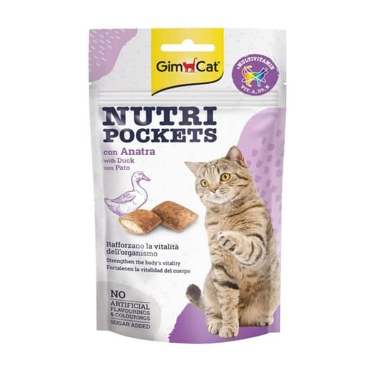 GimCat Nutripockets Duck Kedi Ödülü 60 Gr