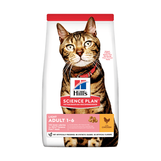 Hill's Science Plan Light Tavuklu Yetişkin Kedi Maması 1,5kg
