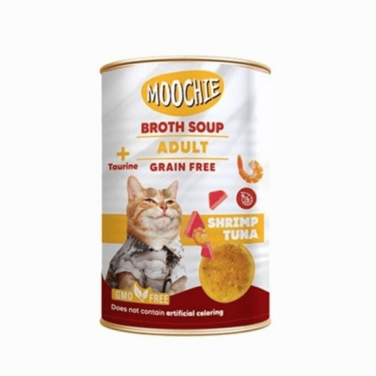 Moochie Et Sulu ve Karidesli Yetişkin Kedi Çorbası 135 Ml