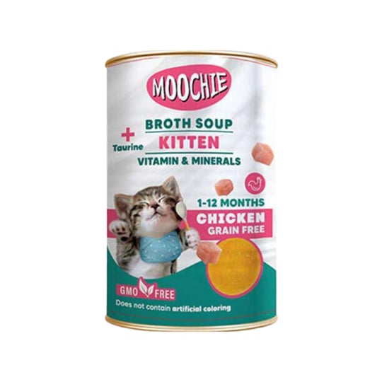 Moochie Et Sulu ve Tavuklu Yavru Kedi Çorbası 135 Ml