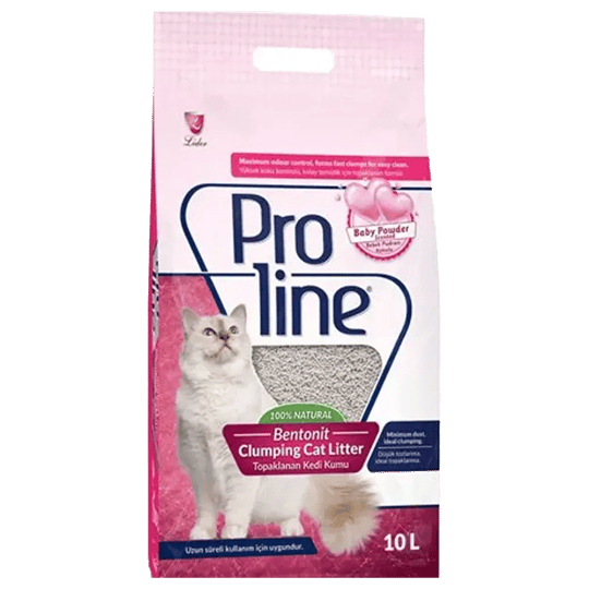 Proline Süper Topaklanan İnce Taneli Parfümlü Bentonit Kedi Kumu 20lt