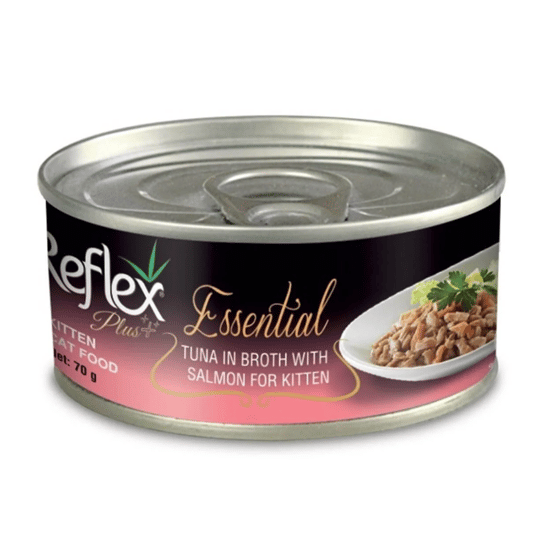 Reflex Plus Essential Ton Balıklı ve Somonlu Yavru Kedi Konservesi 70gr