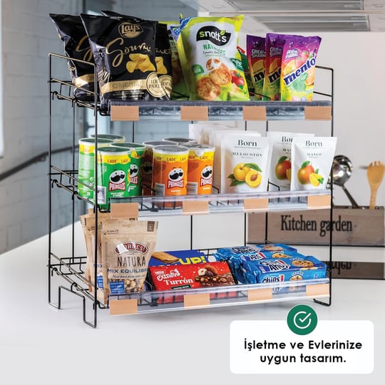 50X25 3 KATLI KATLANIR TEL STAND