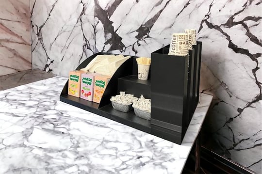 Çay & Kahve + 3 Bölmeli Bardaklık Set