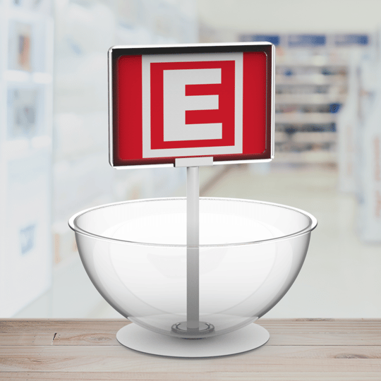 Tek Katlı Masaüstü 30cm Fanus Çanak Stand