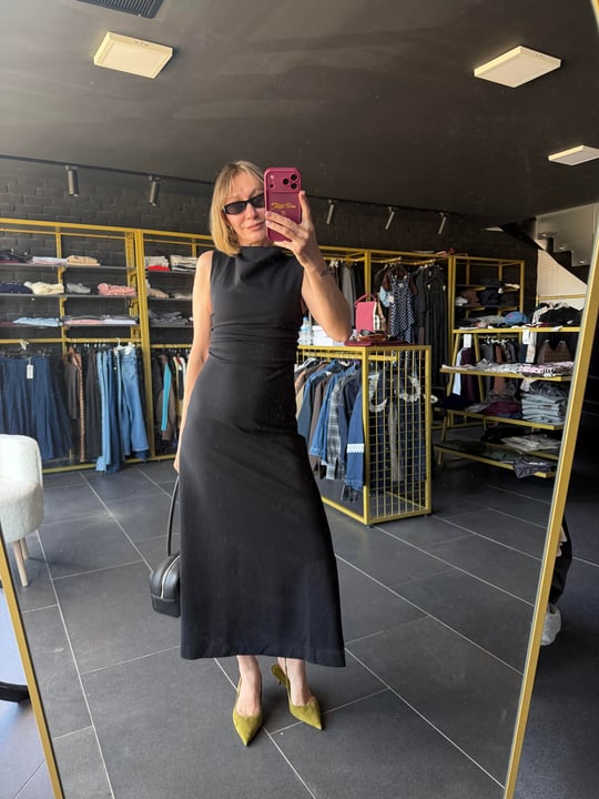 Kos Belden Drapeli  Elbise