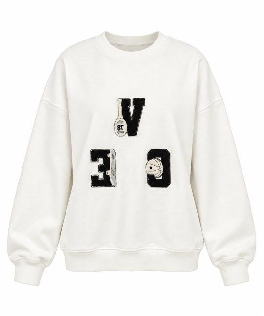 Vcl Goose Kırık Beyaz Sweatshirt