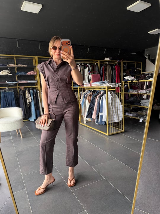 Work Minik Vatkalı Yelek Pantolon Takım