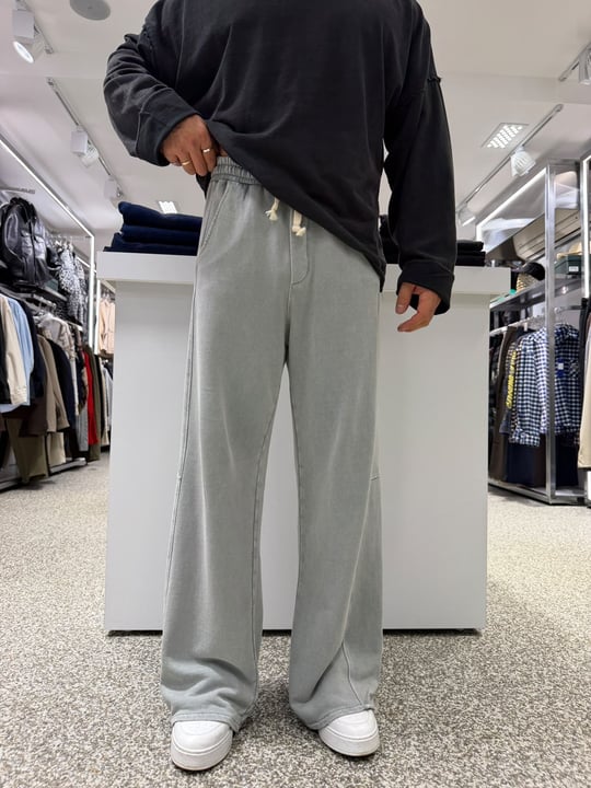 Gri RL Yıkamalı Orbit Baggy Eşofman