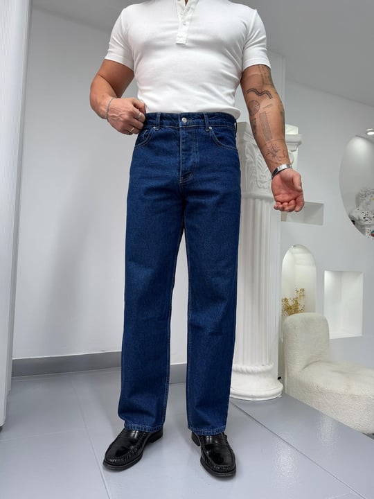 Koyu Mavi GG Regular Jean