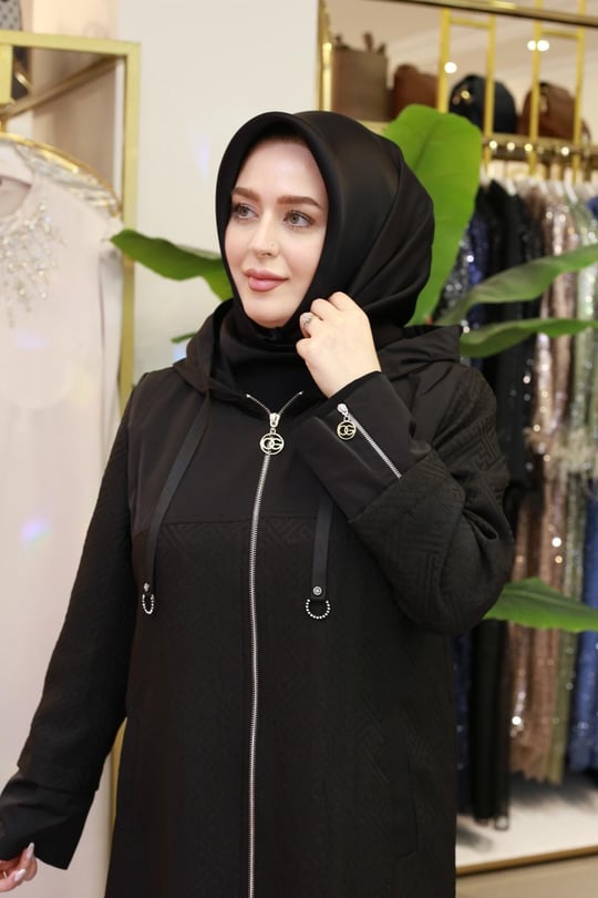 04-1633 KOD DESENLİ KAP SİYAH