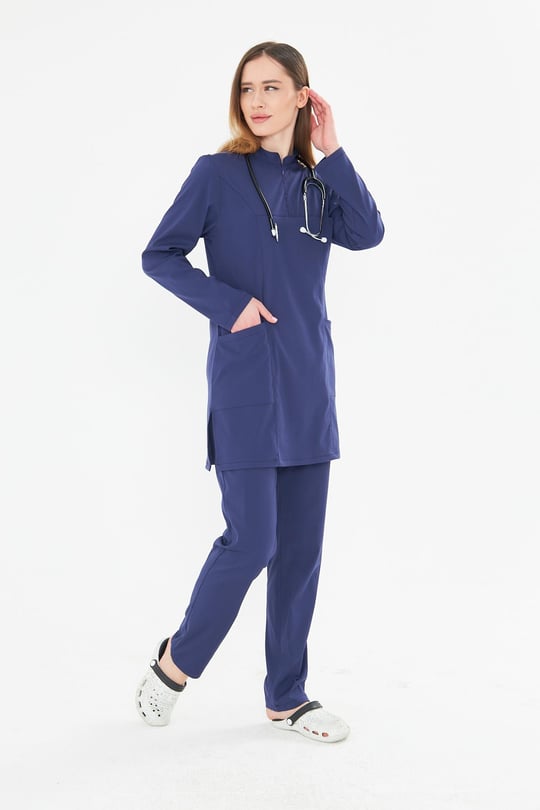 Pantone: 19-3925 TCX Patriot Blue tesettür takım