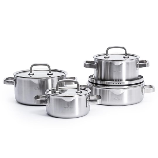 Maxx Doria Steel Forge 8 Parça Tencere Takımı