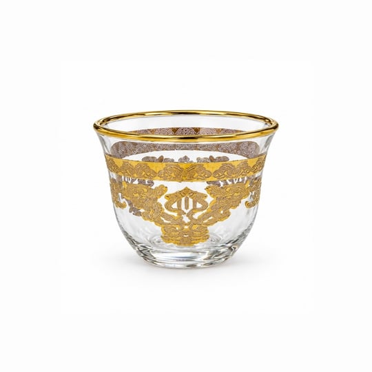 Kahve Yanı BardaklarıMirra 6 Lı Bardak SF-01 Gold