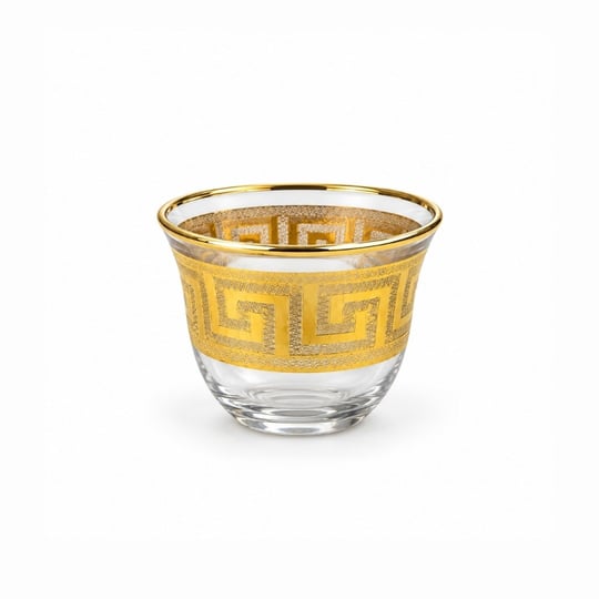 Kahve Yanı BardaklarıMirra 6 Lı Bardak Versace Gold