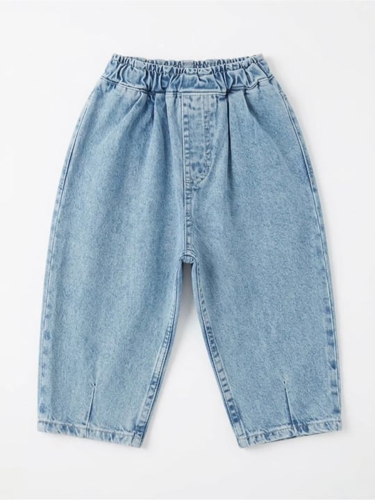 La'ciel Paris Unisex Denim Balon Pantolon - Mavi