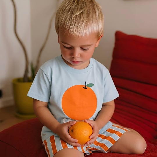 Orange Unisex İkili Takım - Mavi Turuncu