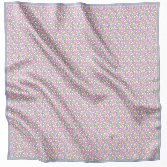 {URUNSEO_TITLE} | BELLI | BELLİ İPEK EŞARP | BELLİ ÇİÇEK DESEN İPEK EŞARP 4204D (TWILL) PEMBE - 80