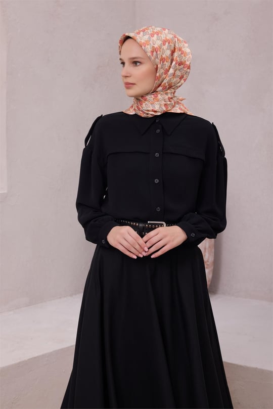 {URUNSEO_TITLE} | BELLI | BELLİ İPEK EŞARP | BELLİ ÇİÇEK DESEN İPEK EŞARP 4204D (TWILL) PUDRA - 87