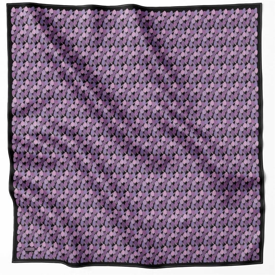 {URUNSEO_TITLE} | BELLI | BELLİ İPEK EŞARP | BELLİ ÇİÇEK DESEN İPEK EŞARP 4204D (TWILL) SİYAH MOR - 89