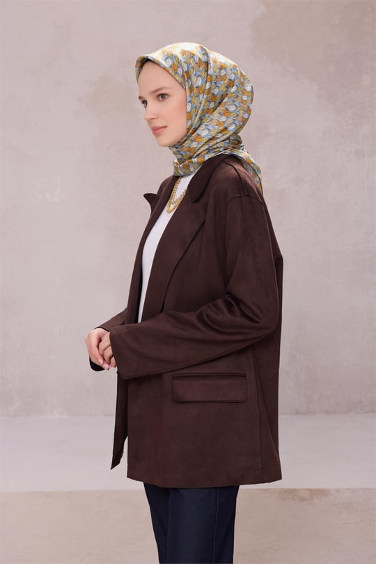 {URUNSEO_TITLE} | BELLI | BELLİ İPEK EŞARP | BELLİ ÇİÇEK DESEN İPEK EŞARP 4204D (TWILL) İNDİGO - 52