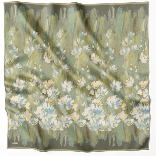{URUNSEO_TITLE} | BELLI | BELLİ İPEK EŞARP | BELLİ ÇİÇEK DESEN İPEK EŞARP 4217D (TWILL) HAKİ - 81