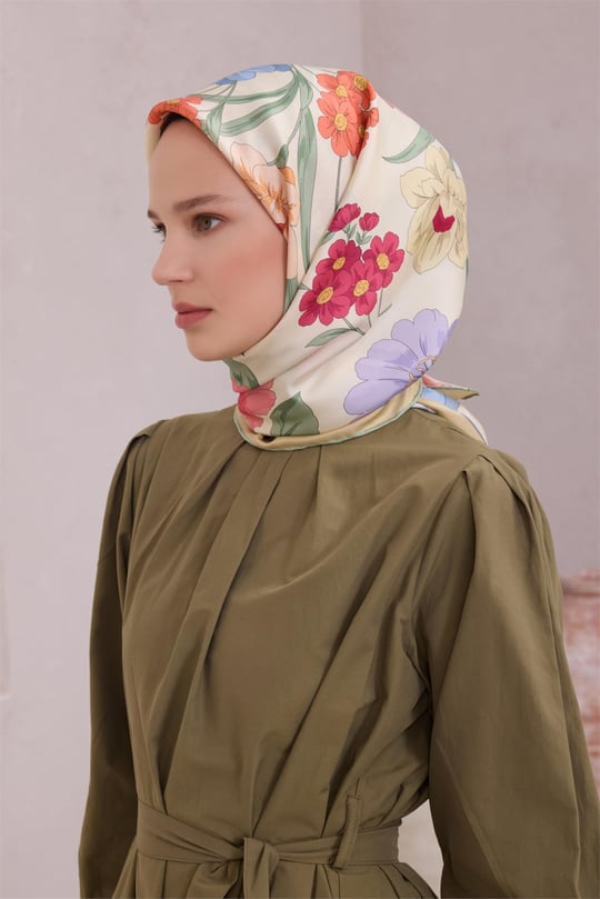 {URUNSEO_TITLE} | BELLI | BELLİ İPEK EŞARP | BELLİ ÇİÇEK DESEN İPEK EŞARP 4219D (TWILL) MİNT - 52