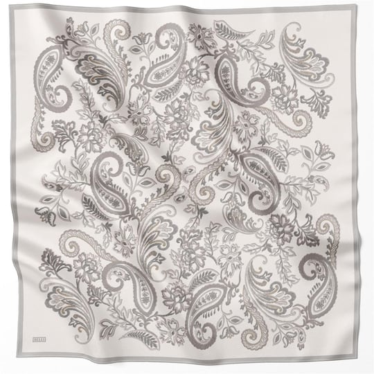 {URUNSEO_TITLE} | BELLI | BELLİ İPEK EŞARP | BELLİ ÇİÇEKLİ DESEN İPEK EŞARP 4207D (TWILL) KREM - 86