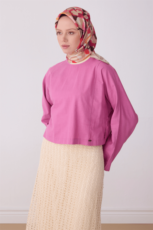Belli Çok Renkli Çiçek Desen %100 Twill İpek Eşarp 4312-35