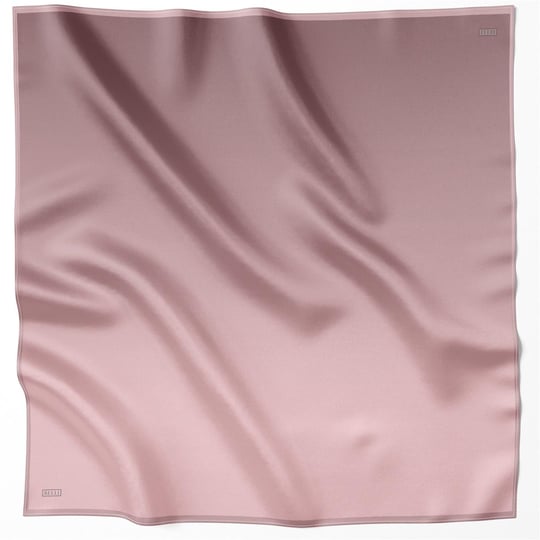 BELLİ DEGRADE DESEN İPEK EŞARP 4224D (TWILL) PUDRA - 03