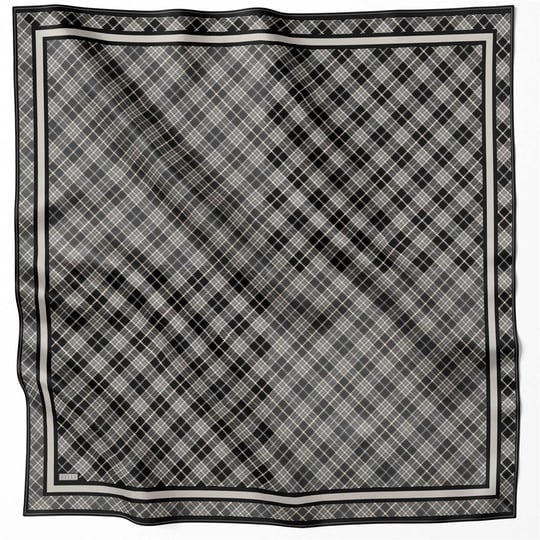 {URUNSEO_TITLE} | BELLI | BELLİ İPEK EŞARP | BELLİ EKOSE DESEN İPEK EŞARP 4218D (TWILL) SİYAH - 88