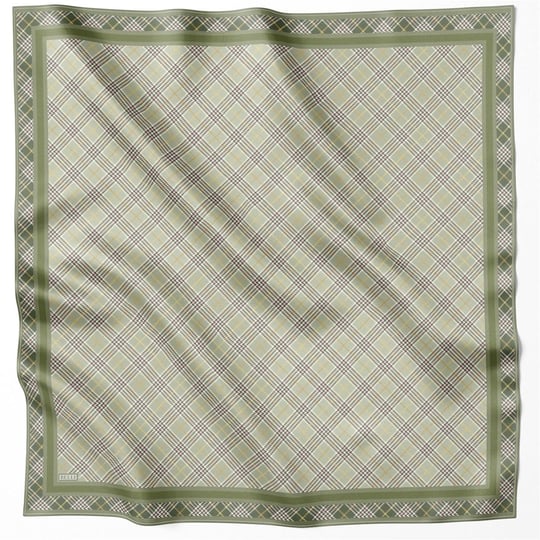 {URUNSEO_TITLE} | BELLI | BELLİ İPEK EŞARP | BELLİ EKOSE DESEN İPEK EŞARP 4218D (TWILL) YEŞİL - 55