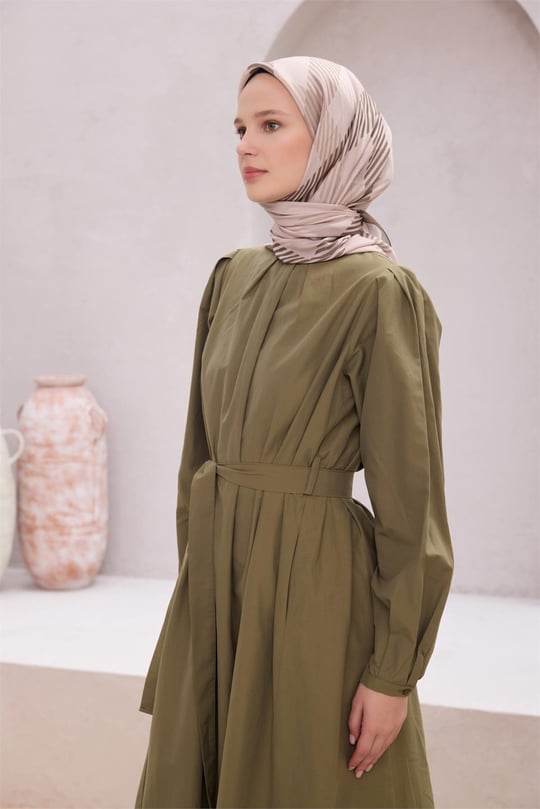 {URUNSEO_TITLE} | BELLI | POLYESTER EŞARP | BELLİ EKOSE DESEN NOVA BEJ EŞARP 1005