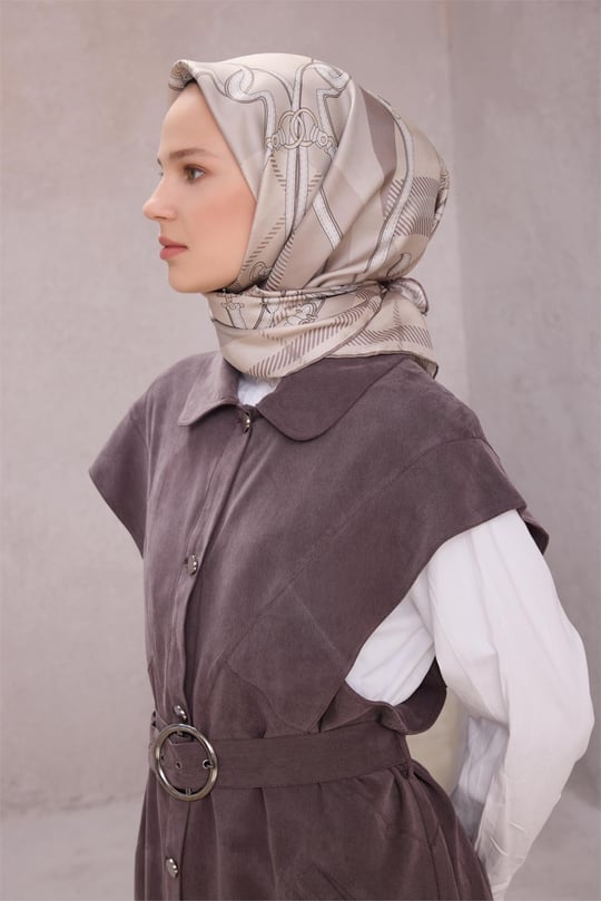 {URUNSEO_TITLE} | BELLI | BELLİ İPEK EŞARP | BELLİ EKOSE KEMER DESEN İPEK EŞARP 4206D (TWILL) TAŞ - 08
