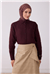 Belli Fresh Bordo Çiçek Desen Soft Eşarp 4001 - 40
