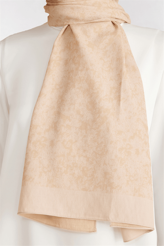 Belli Fresh Bulut Desen Bej Siena Şal 1 - 21005
