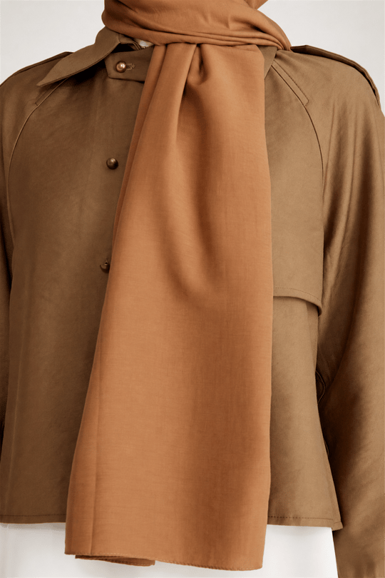 Belli Fresh Düz Tensel Camel Floransa Şal - 5003501