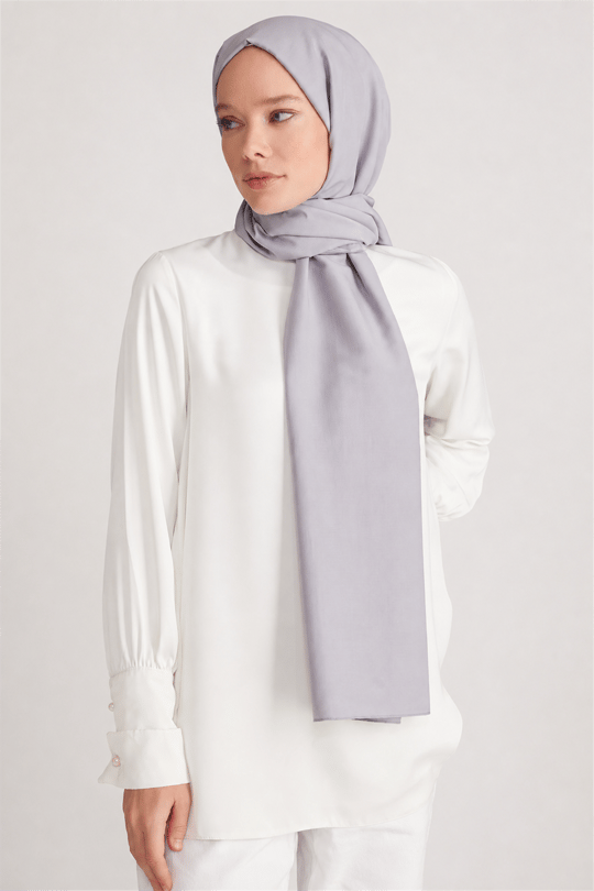 Belli Fresh Düz Tensel Gri Floransa Şal - 6002932